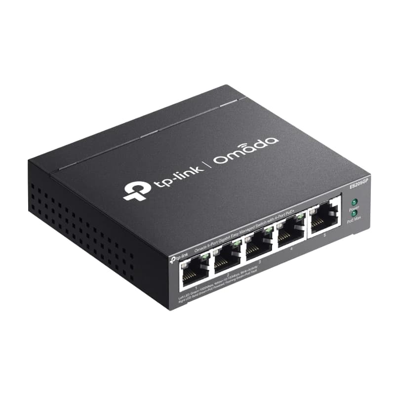 TP-Link ES205GP Switch 4xGb PoE+ 1xGb 65W Desktop - 3
