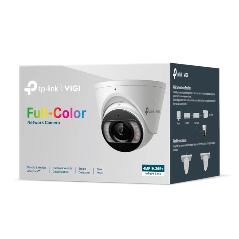 VIGI S445(2.8mm) Cámara NW Turret 4MP Full-Color - 4