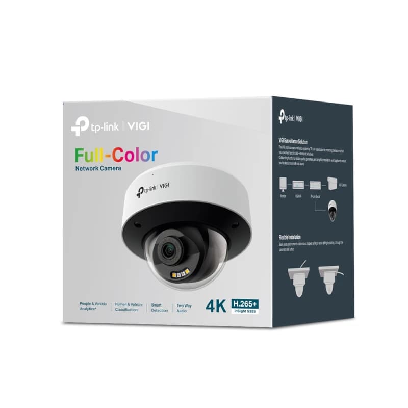VIGI S285(4mm) Cámara NW Dome 8MP Full-Color - 4
