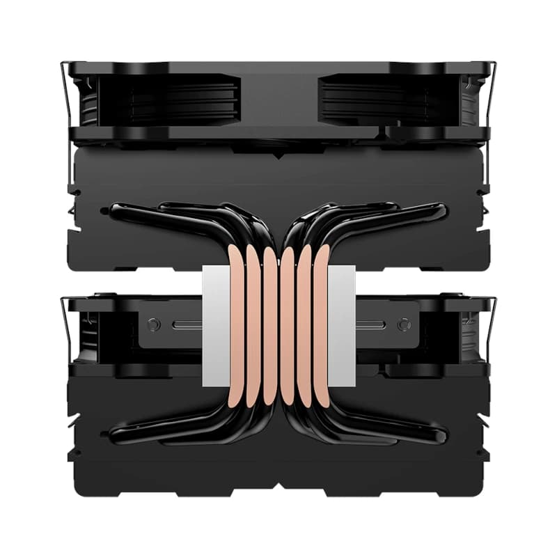 Hiditec Ventilador  C40 PRO PWM Black - 4