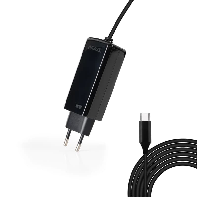 Tooq Cargador portátil GAN USB-C PD 100W Cúbico - 3