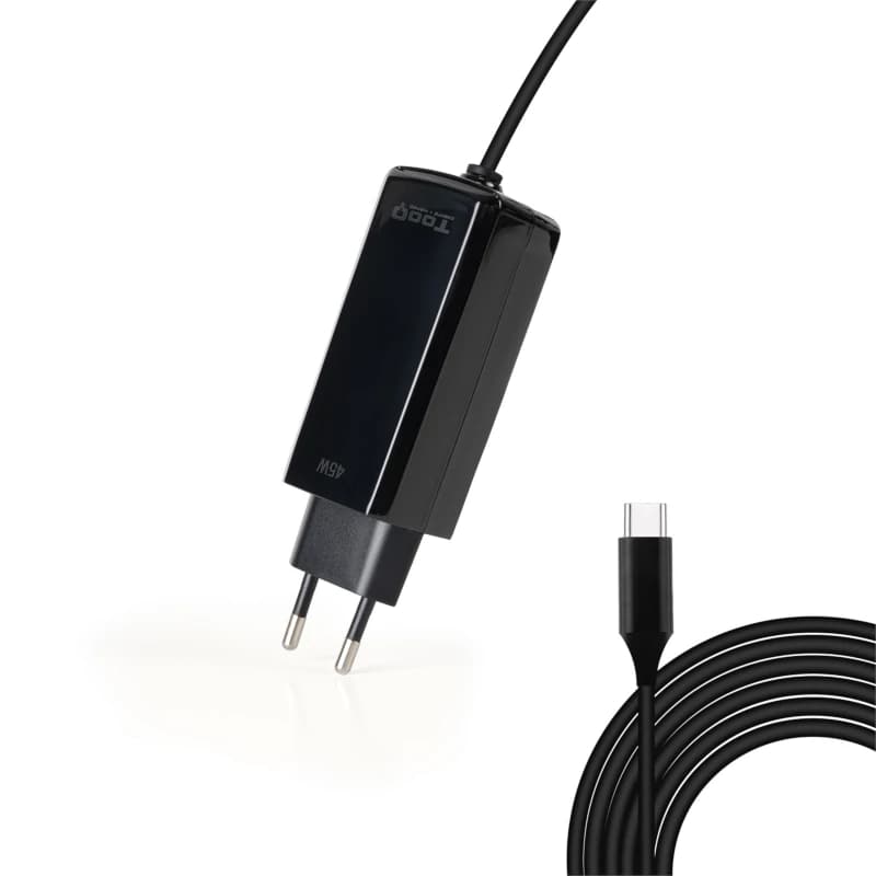 Tooq Cargador portátil GAN USB-C PD 45W Cúbico - 3