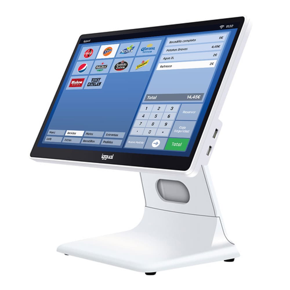 iggual TPV 15,6" 16:9 N100 4+128GB no SO blanco - 5