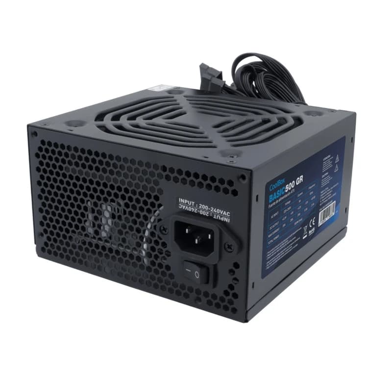 CoolBox Fuente.Alim 20+4 pin ATX BASIC 500W - 2
