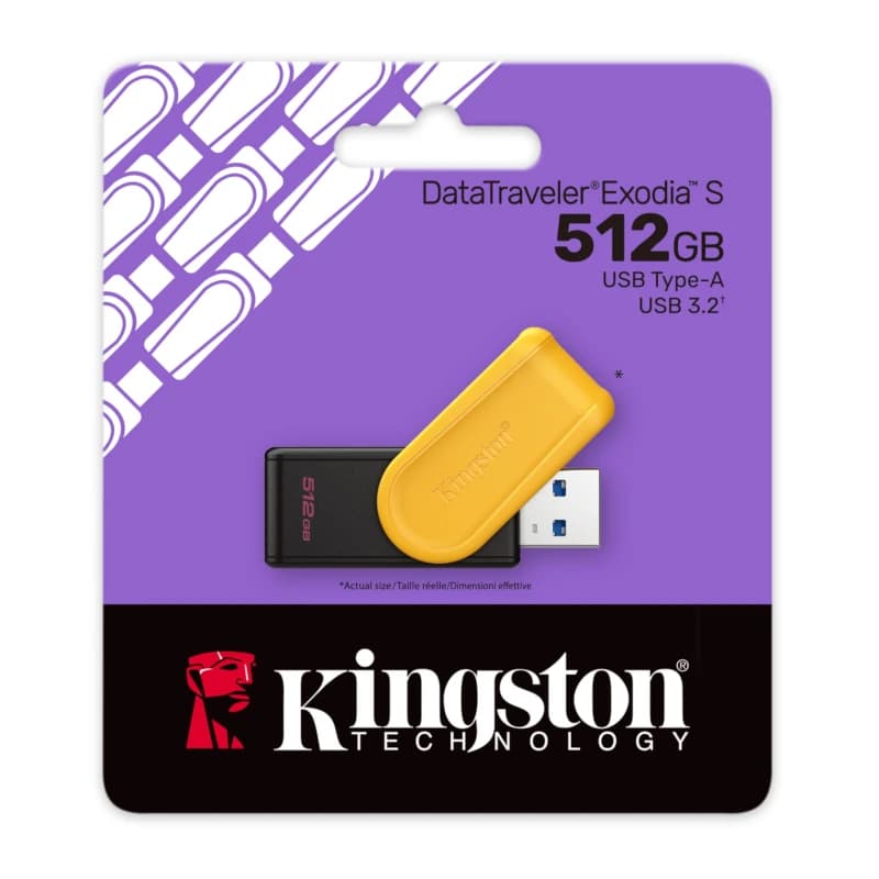 Kingston DataTraveler Exodia S 512GB USB 3.2 Gen 1 - 3