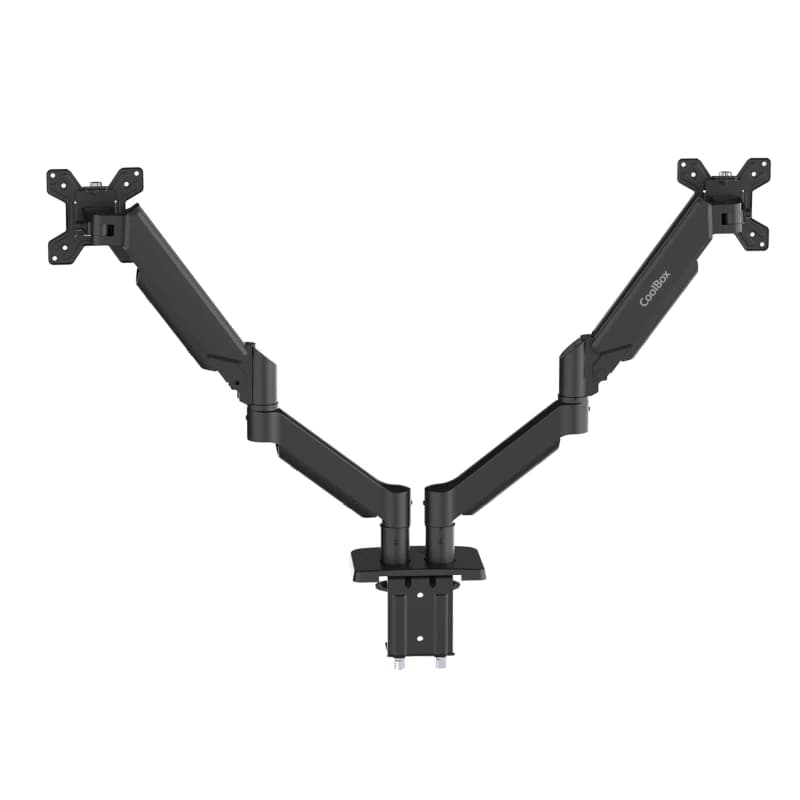 COOLBOX Soporte dos Monitores Brazo Neumático - 3