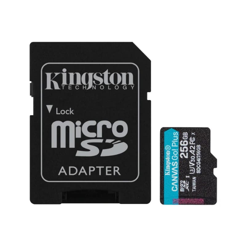 Kingston microSD Canvas Go! Plus 4 256GB 200 MB-s - 2