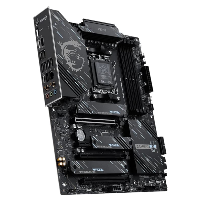 MSI Placa Base X870E GAMING PLUS WIFI DDR5 ATX - 3