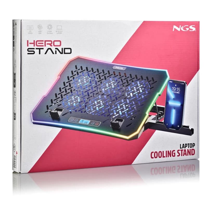 NGS Base Refrigeradora Portátil 15,6" 6 Vent - 4