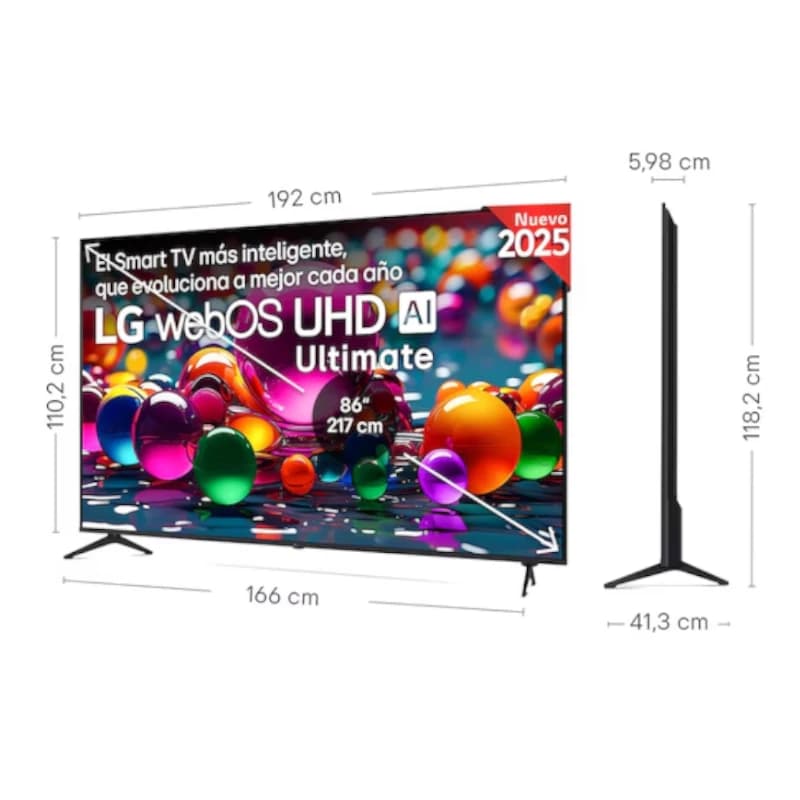 LG 86UA75006LA TV 86" UHD 4K AI STV USB HDMI Bt - 2
