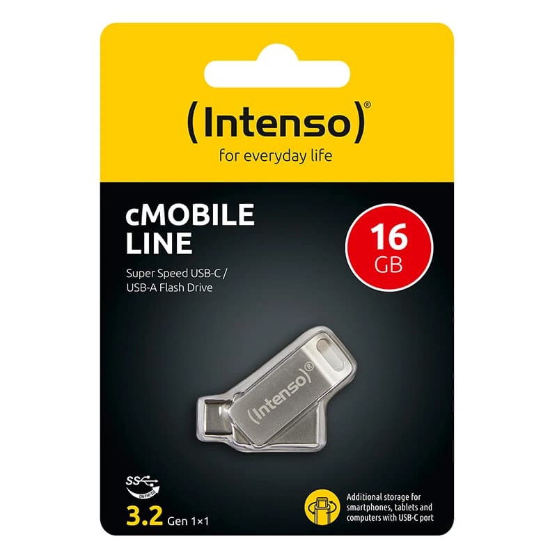Intenso Lápiz USB cMobile USB 3.0 + TypeC 128GB - 2