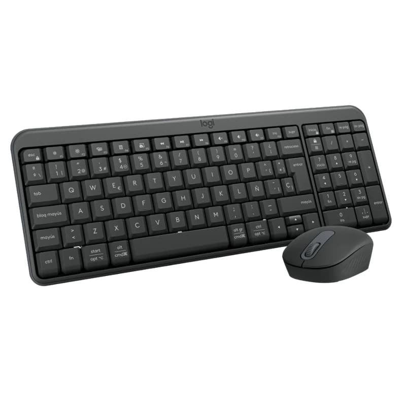 Logitech Teclado+raton MK250 bluet Negro - 3