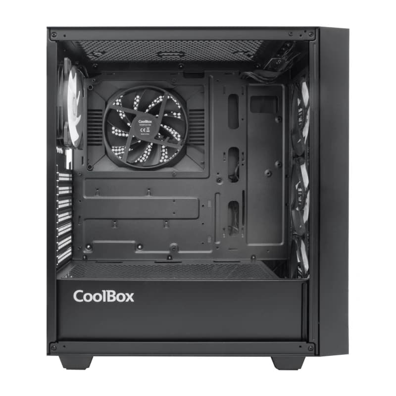 Coolbox Caja Gaming ATX GA300 GRIDLINE Black - 4
