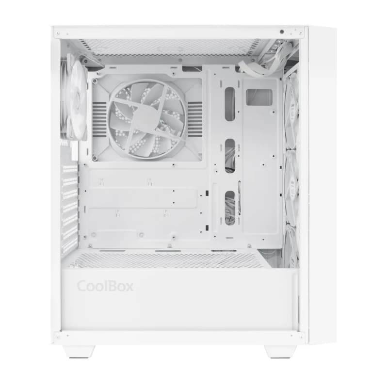 Coolbox Caja Gaming ATX GA300 GRIDLINE White - 4
