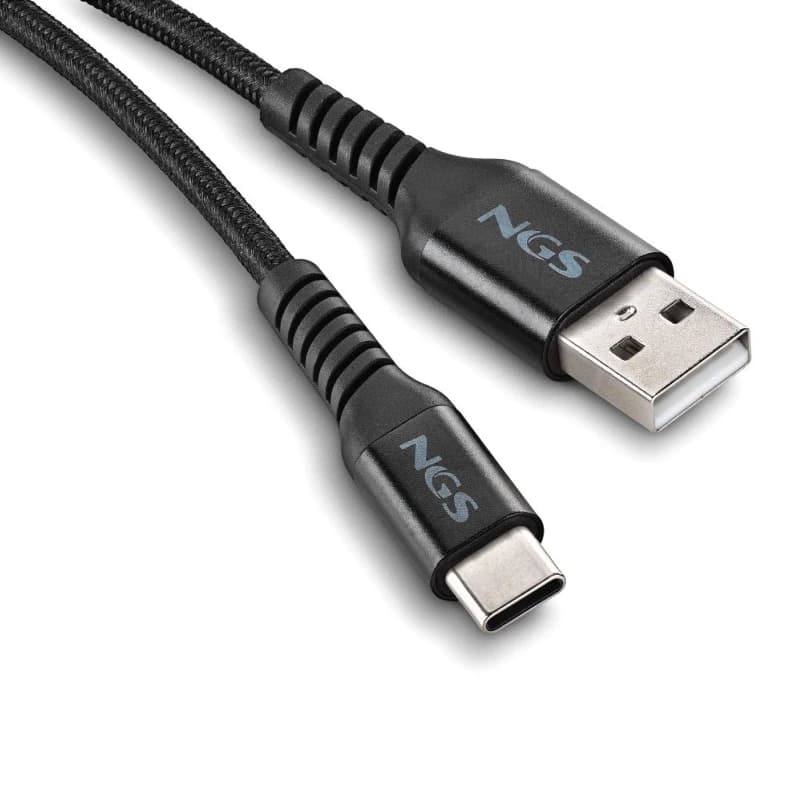 NGS CABLE CARGA RAPIDA USB A-USB-C 2.0 1MT 480BPS - 3