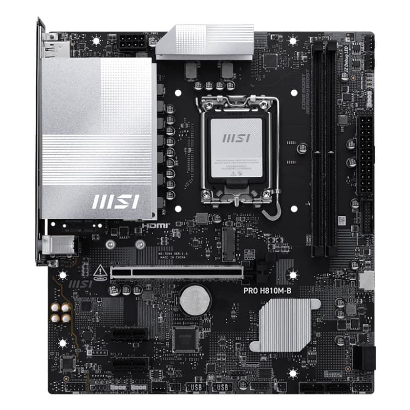 MSI Placa Base PRO H810M-B DDR5 mATX LGA1851 - 2