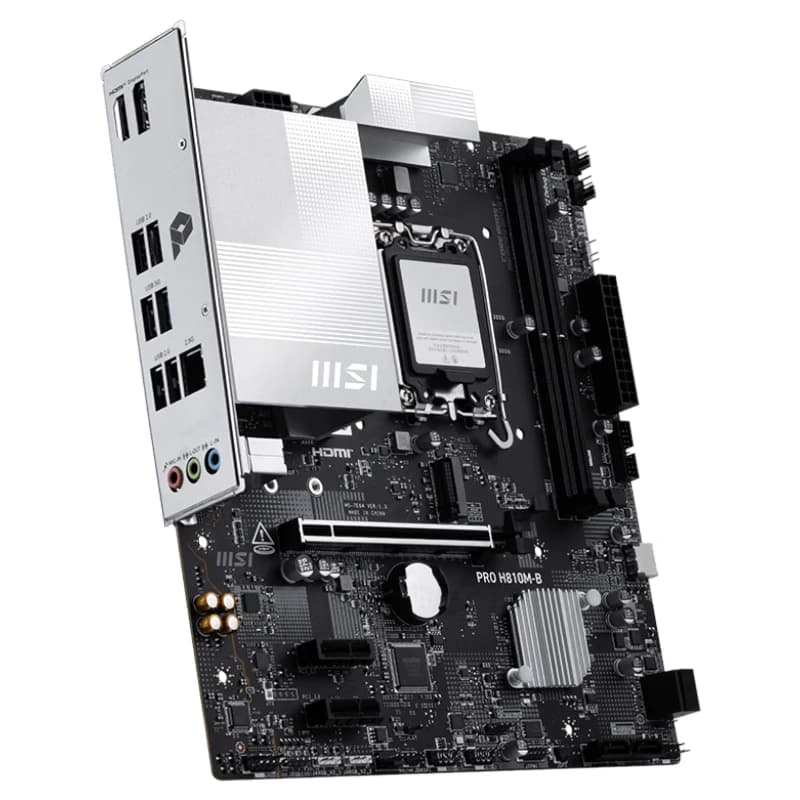 MSI Placa Base PRO H810M-B DDR5 mATX LGA1851 - 3