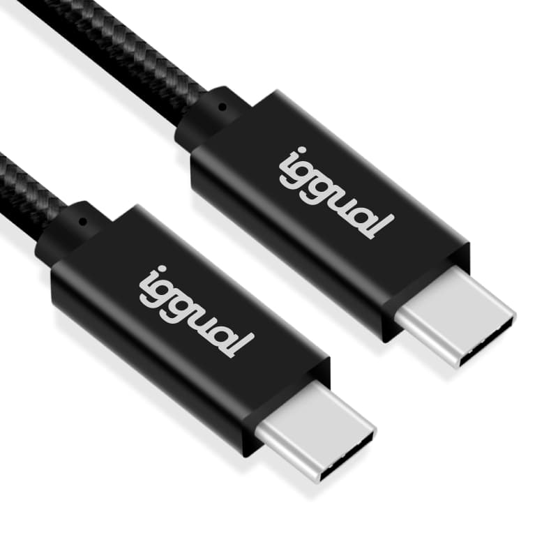 iggual Cable USB-C 3.2 Gen2x2 100W 5A 4K 1m nylon - 2