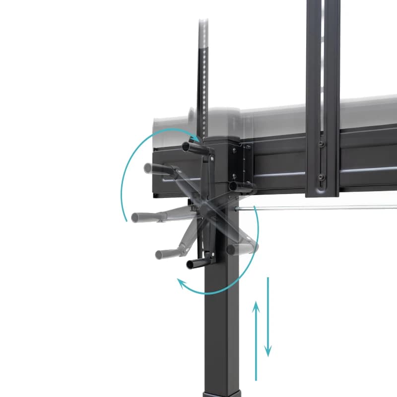 Tooq FS20406HM-B Soporte ruedas Aquiles 60-100" - 3
