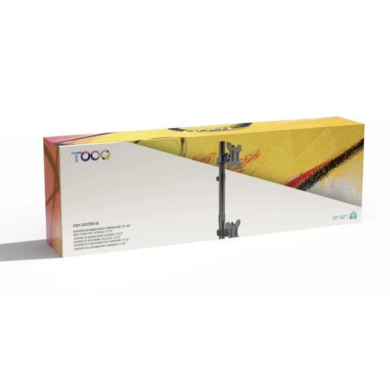 Tooq DB1233TNV-B Soporte mesa 2 brazos vertical - 3