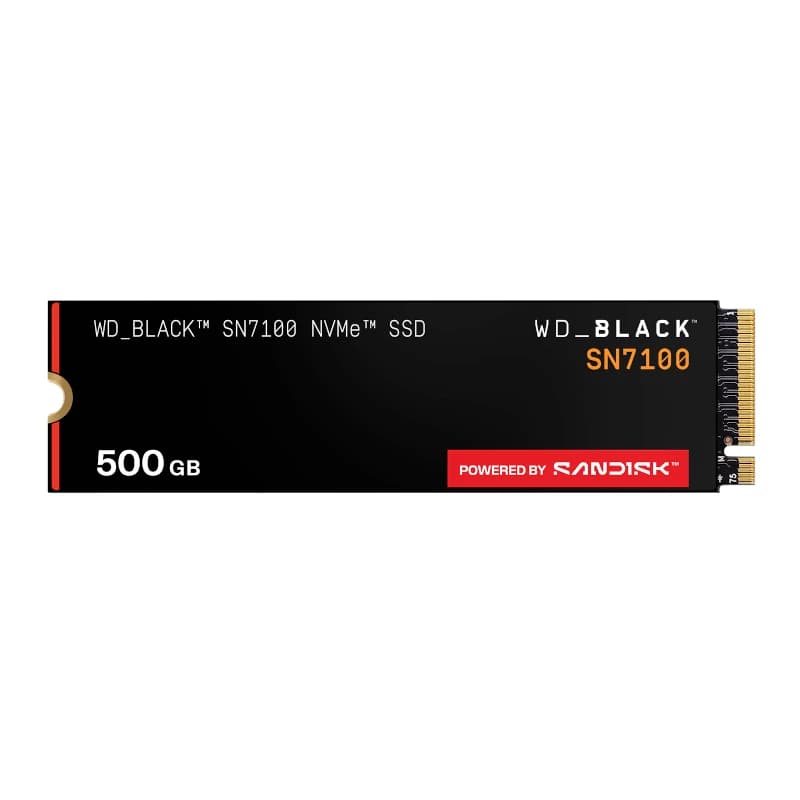 WD Black SN7100 SSD 500GB PCIe Gen4x4 6800MB-s - 2