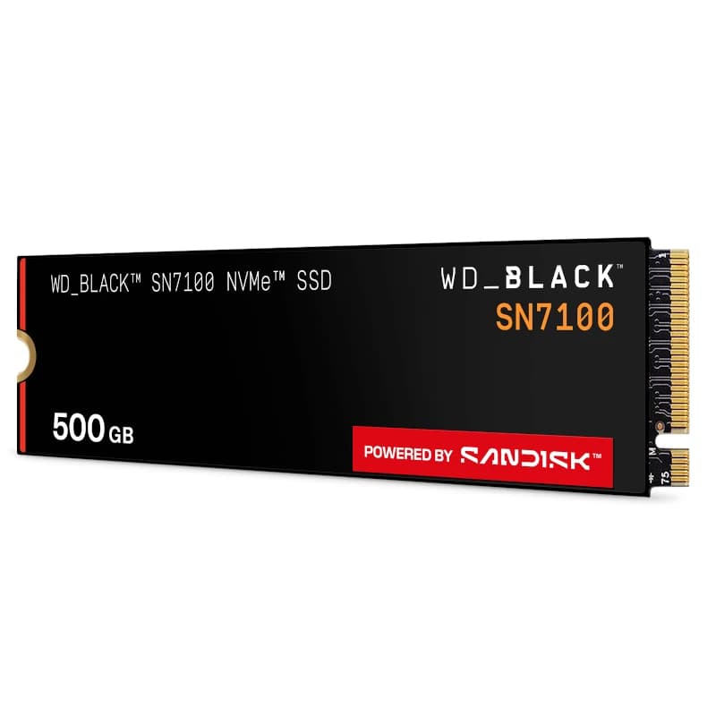 WD Black SN7100 SSD 500GB PCIe Gen4x4 6800MB-s - 3