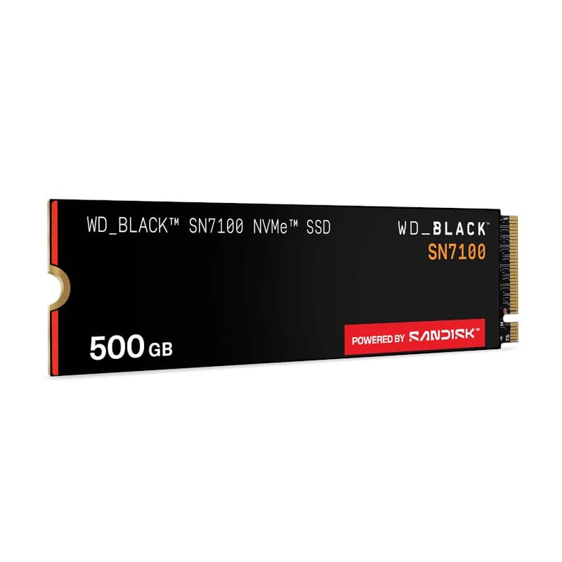 WD Black SN7100 SSD 500GB PCIe Gen4x4 6800MB-s - 4
