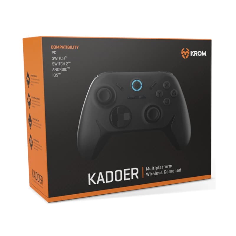 KROM Gamepad KADOER Wireless Multiplataf 5.0 Negro - 4