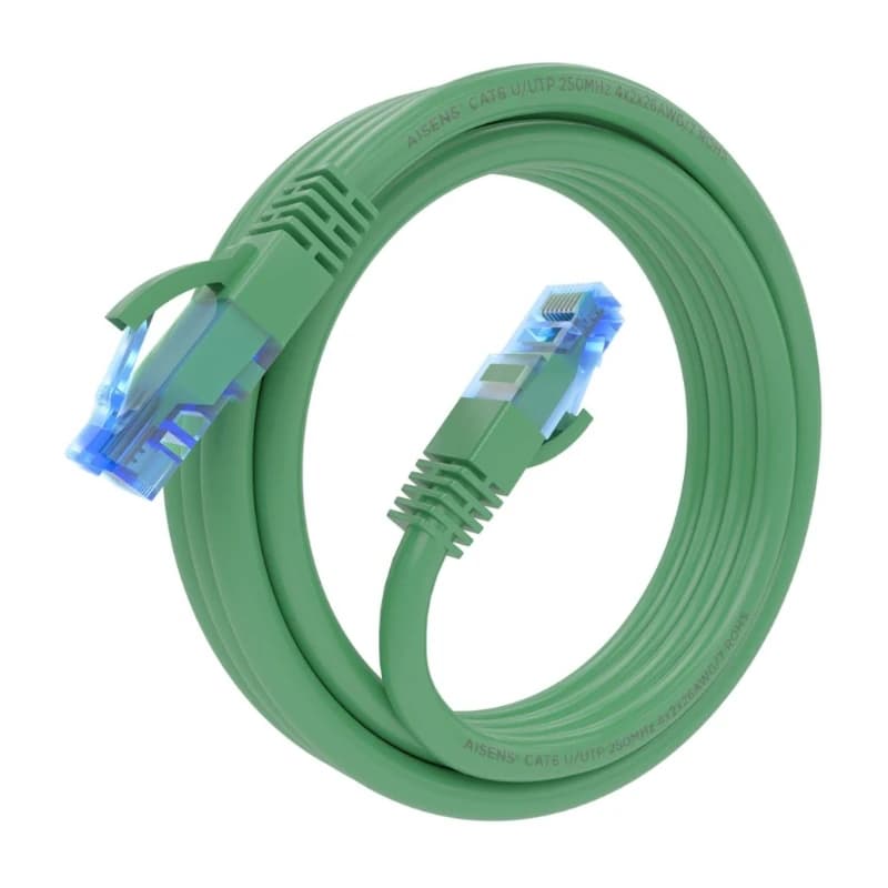 Aisens Cable RJ45 CAT.6 UTP AWG26 CCA Verde 2.0m - 2
