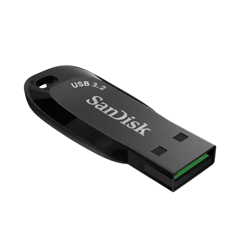 SanDisk Pen Drive Ultra Shift 64GB USB 3.2 Black - 3
