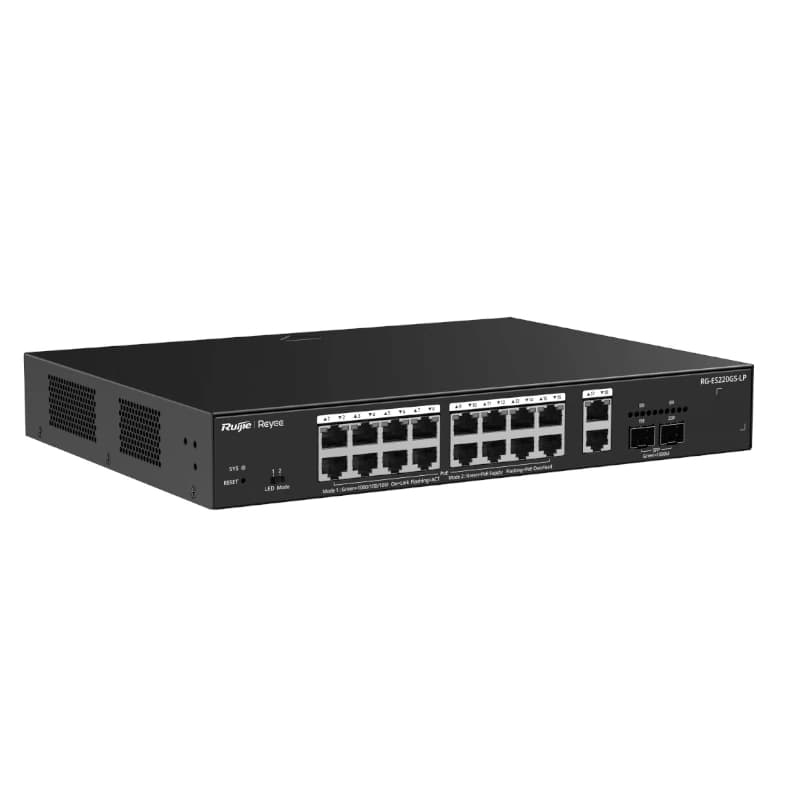 Reyee ES220GS-LP Switch 18xGbE (16 PoE) 130W 2xSFP - 2