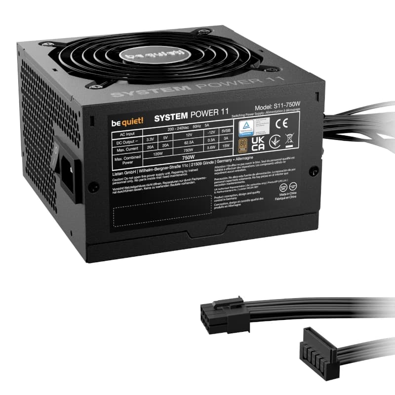 be quiet! Fuente SYSTEM POWER 11 750W 20+4 pin ATX - 3