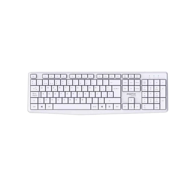 APPROX Teclado+raton inalamb X420W 1000DPI Blanco - 3