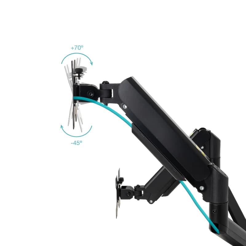 Tooq Soporte Pared LP1434TNR-B 2 brazo 13-34 Negro - 3