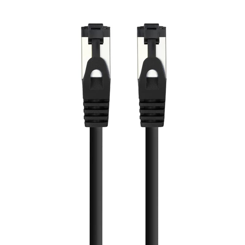 Nanocable Cable red Cat. 8.1 2GHZ SSTP Negro 0,30m - 3