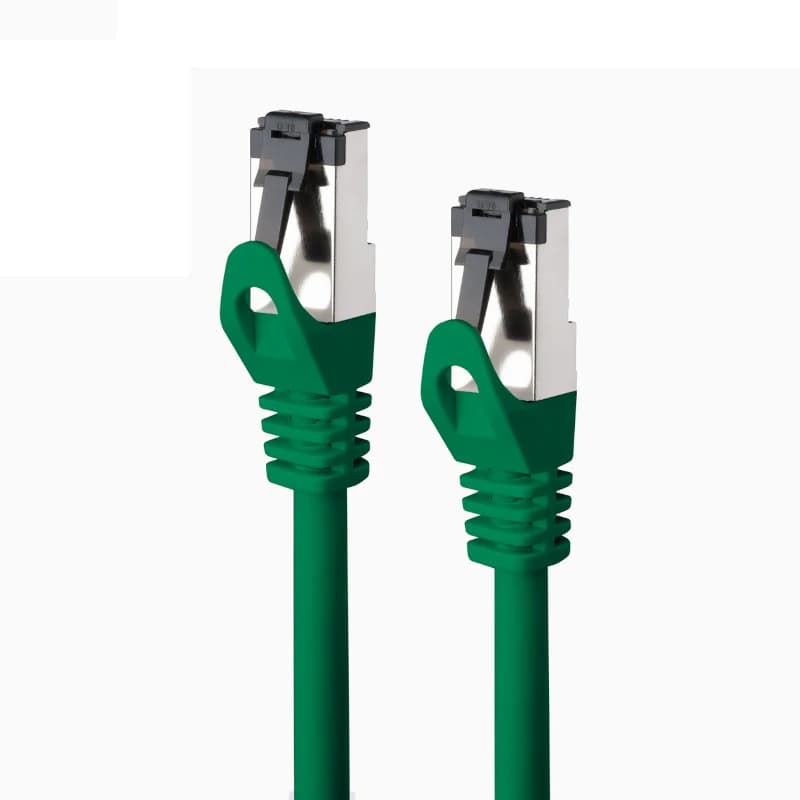 Nanocable Cable red Cat. 8.1 2GHZ SSTP Verde 0,30m - 2