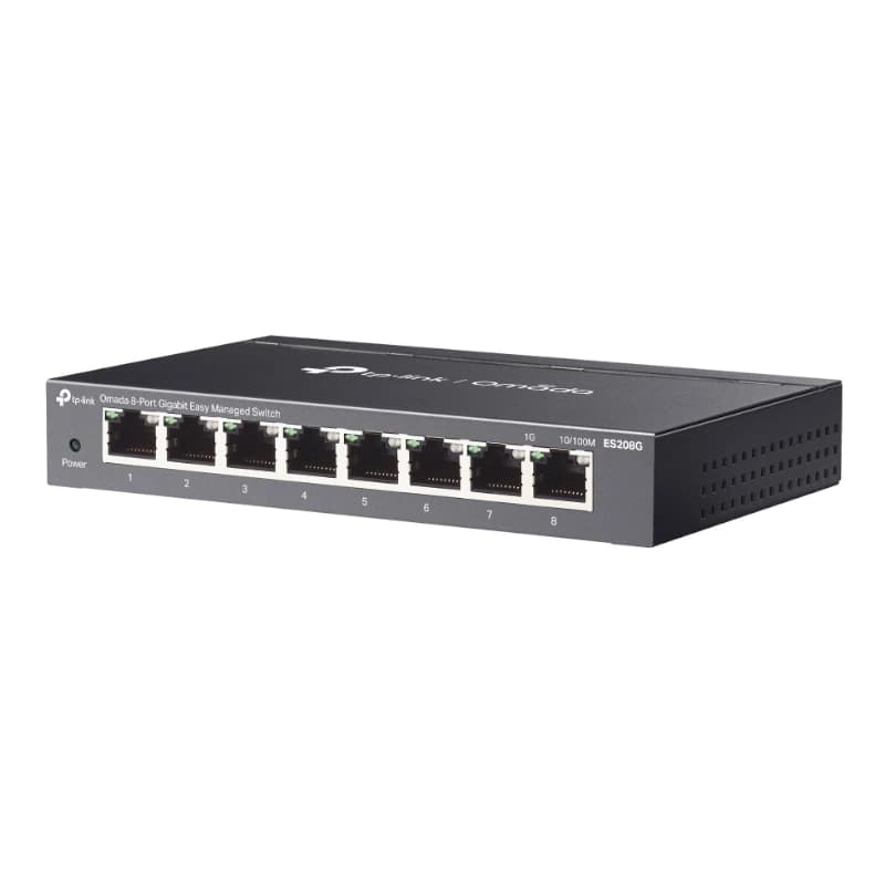 TP-Link ES208G Switch 8xGbE Acero Desktop - 2