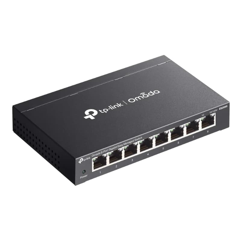 TP-Link ES208G Switch 8xGbE Acero Desktop - 3