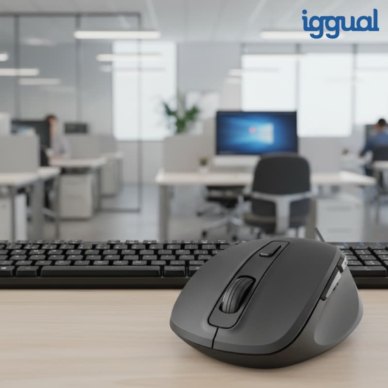 iggual Ratón inalámbrico ERGO-SILENT-6D 1600DPI - 8