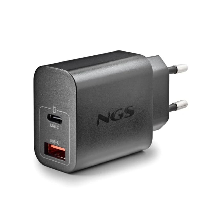 NGS CARGADOR GAN ULTRARAPIDO 30W USB-C+ USB-A - 2