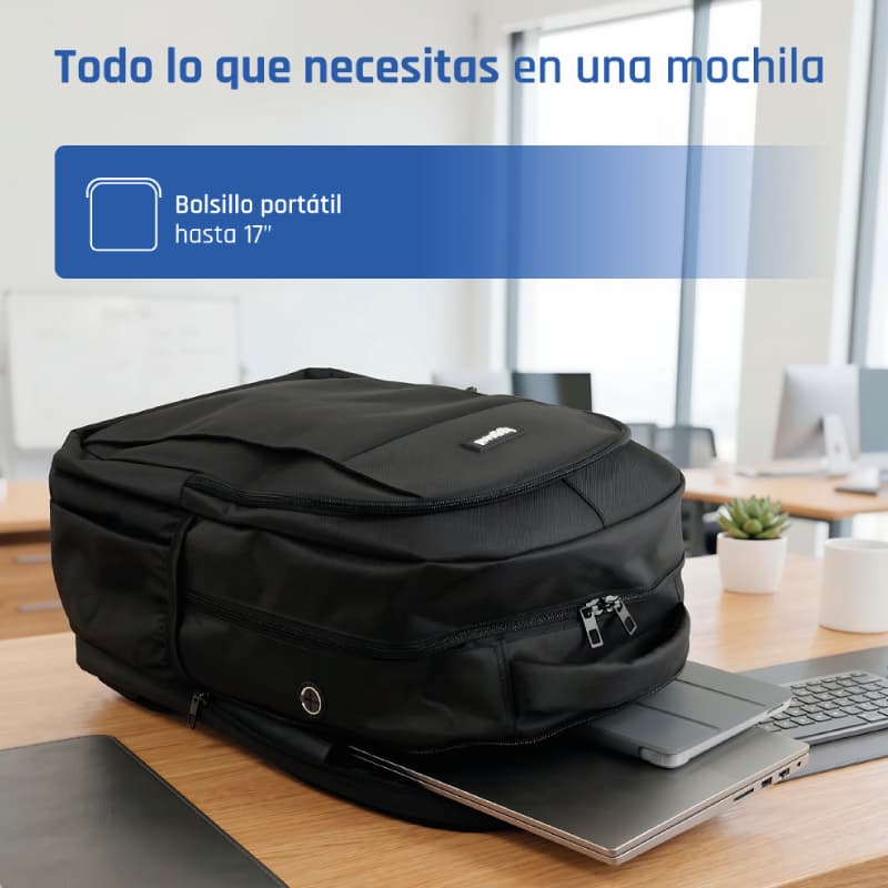 iggual Mochila portátil 15.6"-17" Office Pro Elite - 4