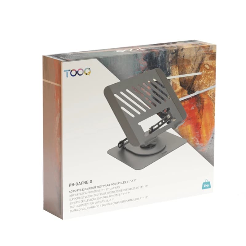 Tooq Soporte mesa 360º dispositivos 11-17" Plata - 2