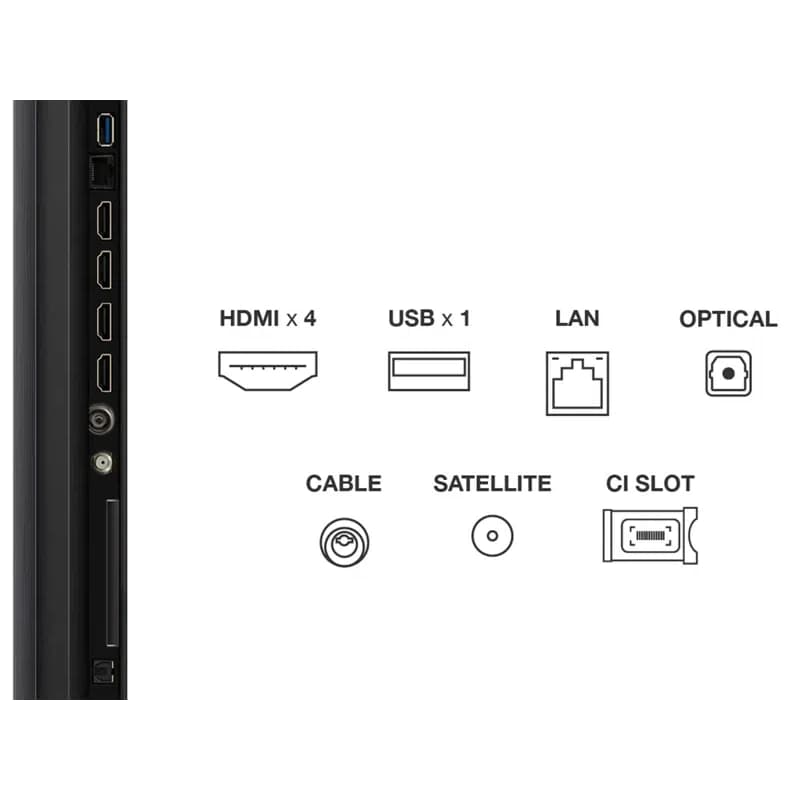 TCL 75C6K TV  75" MINILED  144 HZ  ONKYO SOUN - 4