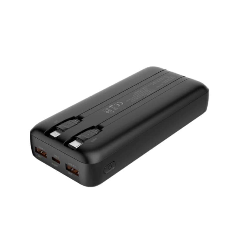Coolbox PowerBank DP20 20000MAH LCD Negro Carg Ráp - 2