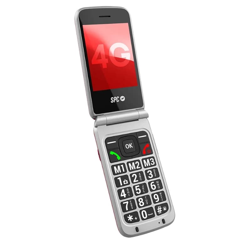 SPC 2339N Movil Stella 3 4G BT FM + Dock Rojo - 2