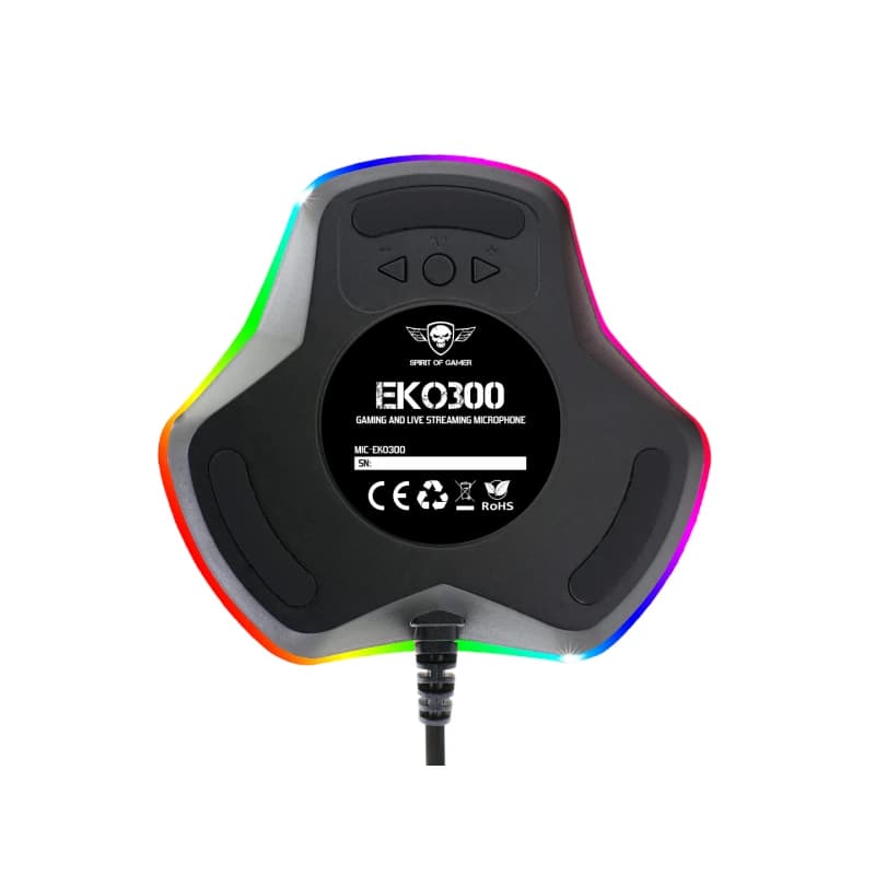 Spirit of Gamer Microfono Eko 300 Negro - 2