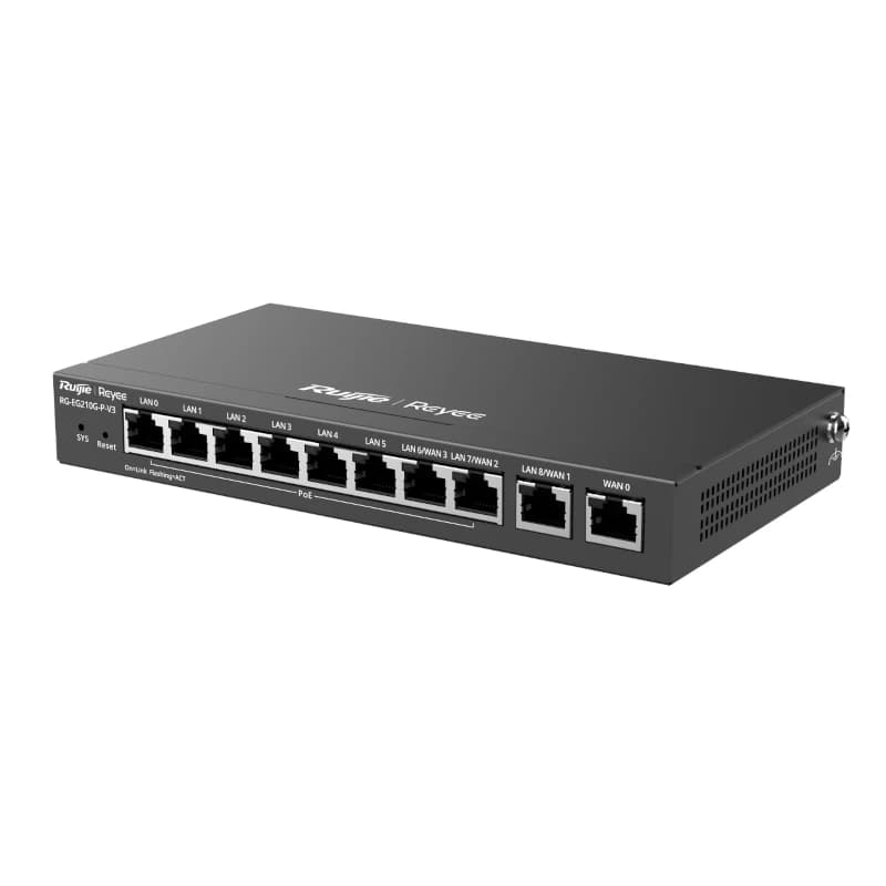 Reyee 10-Port Gigabit Cloud-Managed Gateway, 8 x P - 3