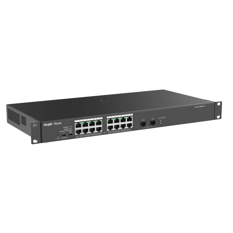Reyee 16-Port 1000Mbps + 2 Gigabit SFP Ports, 16 o - 3
