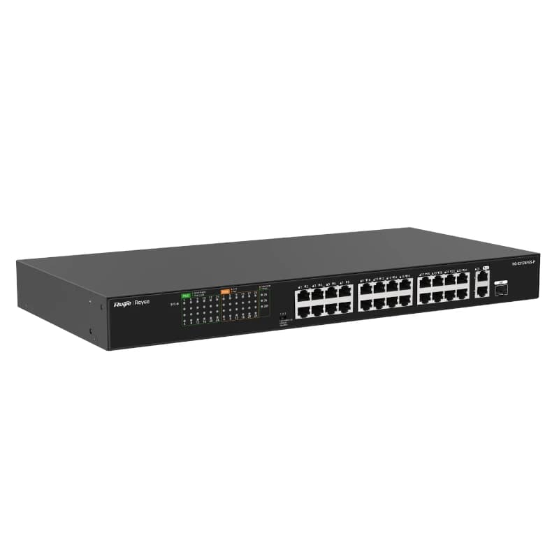 Reyee 24-Port 100Mbps + 1 Uplink Port 1000Mbps + 1 - 2