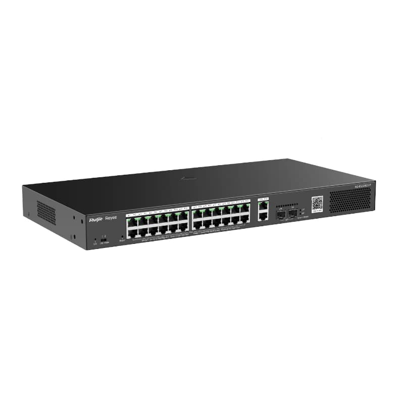 Reyee 28-Port Gigabit Smart POE Switch, 24 PoE/POE - 2